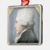 Ornement Carré Argenté Maximilien de Robespierre (Gauche)