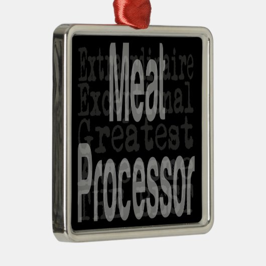 Ornement Carré Argenté Méat processor (Droite)