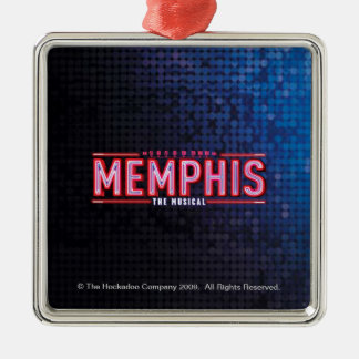 Ornement Carré Argenté MEMPHIS - le logo musical