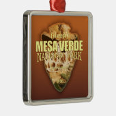 Ornement Carré Argenté Mesa Verde NP (flèche) (Droite)