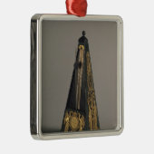 Ornement Carré Argenté Métronome pyramidal, 1815 (Droite)