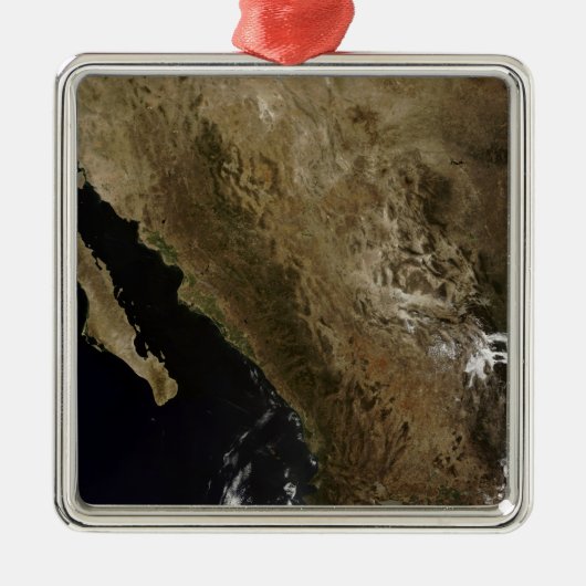 Ornement Carré Argenté Mexique du Nord (Devant)