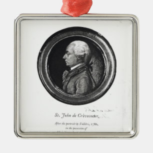 Ornement Carré Argenté Michel-Guillaume-Jean de Crevecoeur