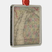 Ornement Carré Argenté Michigan (Droite)