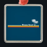 Ornement Carré Argenté Miramar Beach Florida<br><div class="desc">Miramar Beach Florida is one of South Walton's most fun-filled and diverse beach neighborhoods.</div>