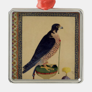 Ornement Carré Argenté Mme E-14 Falcon, d'un Moraqqa