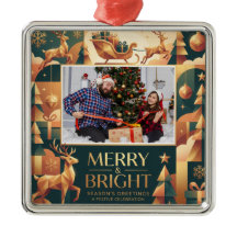 Modèle de Noël personnalisé avec photo Joyeux et L