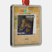 Ornement Carré Argenté Modèle, haz un d'I (Droite)