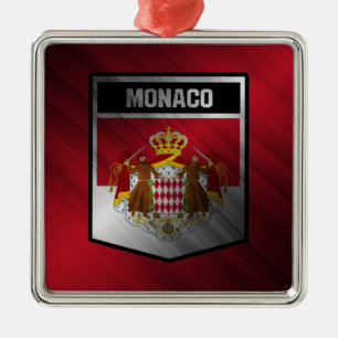 Ornement Carré Argenté Monaco
