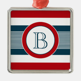 Ornement Carré Argenté Monogram design