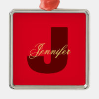 Monogramme Nom propre Initiale moderne Plaine mini