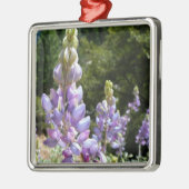 Ornement Carré Argenté Mont Lupins (Gauche)