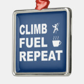 Ornement Carré Argenté Montée, Carburant, Répétition (Gauche)