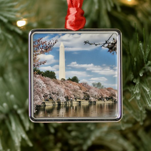 Ornement Carré Argenté Monuments | Memorial (Arbre)