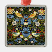 Ornement Carré Argenté Morris - Thief aux fraises (Devant)