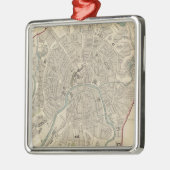 Ornement Carré Argenté Moscou (Gauche)