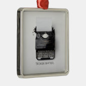 Ornement Carré Argenté Moteur de frappe (Droite)