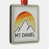 Ornement Carré Argenté Mt. Daniel Washington Retro (Droite)