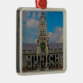 Ornement Carré Argenté Munich (Droite)