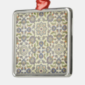 Ornement Carré Argenté Murez les tuiles de Qasr Rodouan, 'd'art arabe (Gauche)