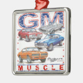 Ornement Carré Argenté Muscle de GM (Gauche)