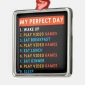 Ornement Carré Argenté My Perfect Day (Gauche)