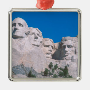 Ornement Carré Argenté NA, États-Unis, SD, mont Rushmore.