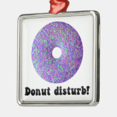 Ornement Carré Argenté Ne déranger pas (Gauche)