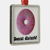 Ornement Carré Argenté Ne déranger pas (Droite)