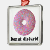 Ornement Carré Argenté Ne déranger pas (Gauche)