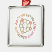 Ornement Carré Argenté N'est pas un trou comme la maternité (Gauche)