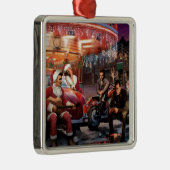 Ornement Carré Argenté Noël légendaire (Droite)