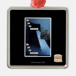 Ornement Carré Argenté Nooom de Na de Na de Na