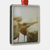 Ornement Carré Argenté Nourriture, nourriture et boisson, biscuits, (Droite)