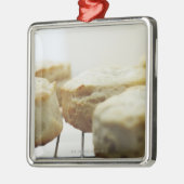 Ornement Carré Argenté Nourriture, nourriture et boisson, biscuits, (Gauche)