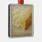 Ornement Carré Argenté Nourriture, nourriture et boisson, fromage, (Droite)