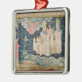 Ornement Carré Argenté Nouveau Jérusalem (Gauche)