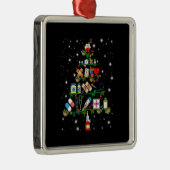 Ornement Carré Argenté Nurse | Nurse (Droite)