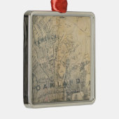 Ornement Carré Argenté Oakland, Berkeley, Alameda (Droite)