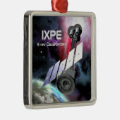 Ornement Carré Argenté Observatoire de rayons X IXPE (Droite)