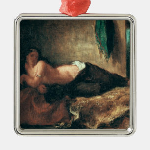 Ornement Carré Argenté Odalisque