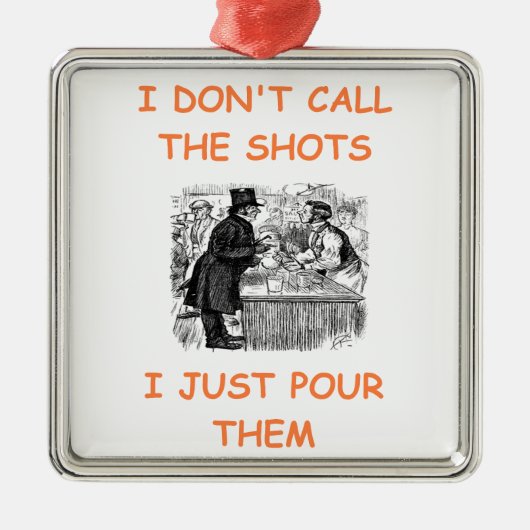 Ornement Carré Argenté offre de barre (Devant)