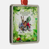 Ornement Carré Argenté Oh, il va s'adapter ! 1 (Droite)