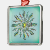 Ornement Carré Argenté Oh mon Dieu ! (Gauche)