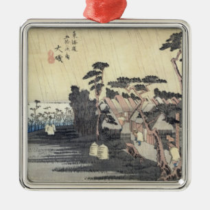 Ornement Carré Argenté Oiso : Douche de Toraga Ame