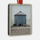 Ornement Carré Argenté Old Weathered (Droite)