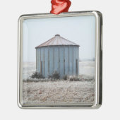 Ornement Carré Argenté Old Weathered (Gauche)