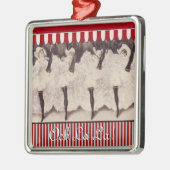 Ornement Carré Argenté Ooh La La ! (Gauche)