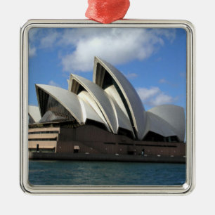 Ornement Carré Argenté Opéra d'Australie