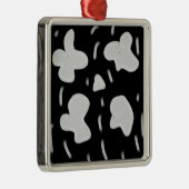 Ornement Carré Argenté Ornament (Droite)